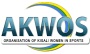 The Organisation of Women in Sports ( AKWOS) logo