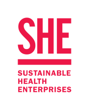 Sustainable Health Enterprises (SHE) logo