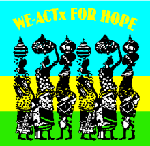 WE-ACTx for HOPE logo